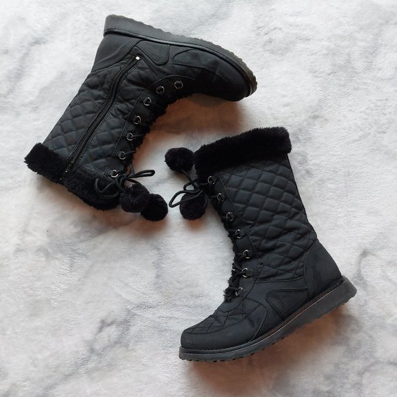 Mudd Shoes - Black Snow Boots from Mudd Boone
